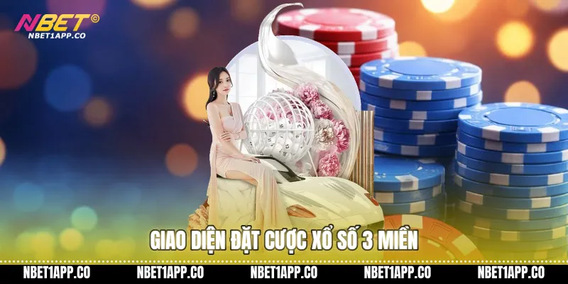 Giao diện đặt cược xổ số 3 miền