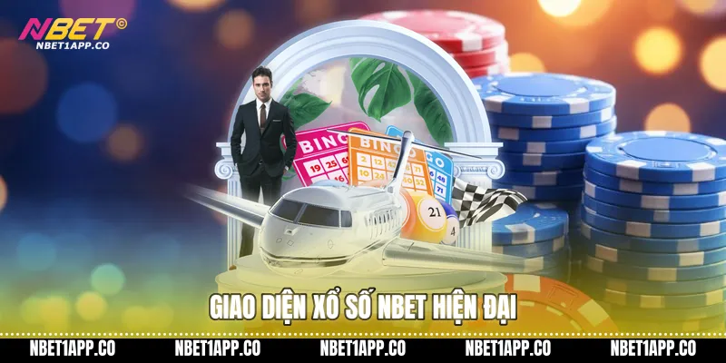 Giao diện xổ số NBET hiện đại